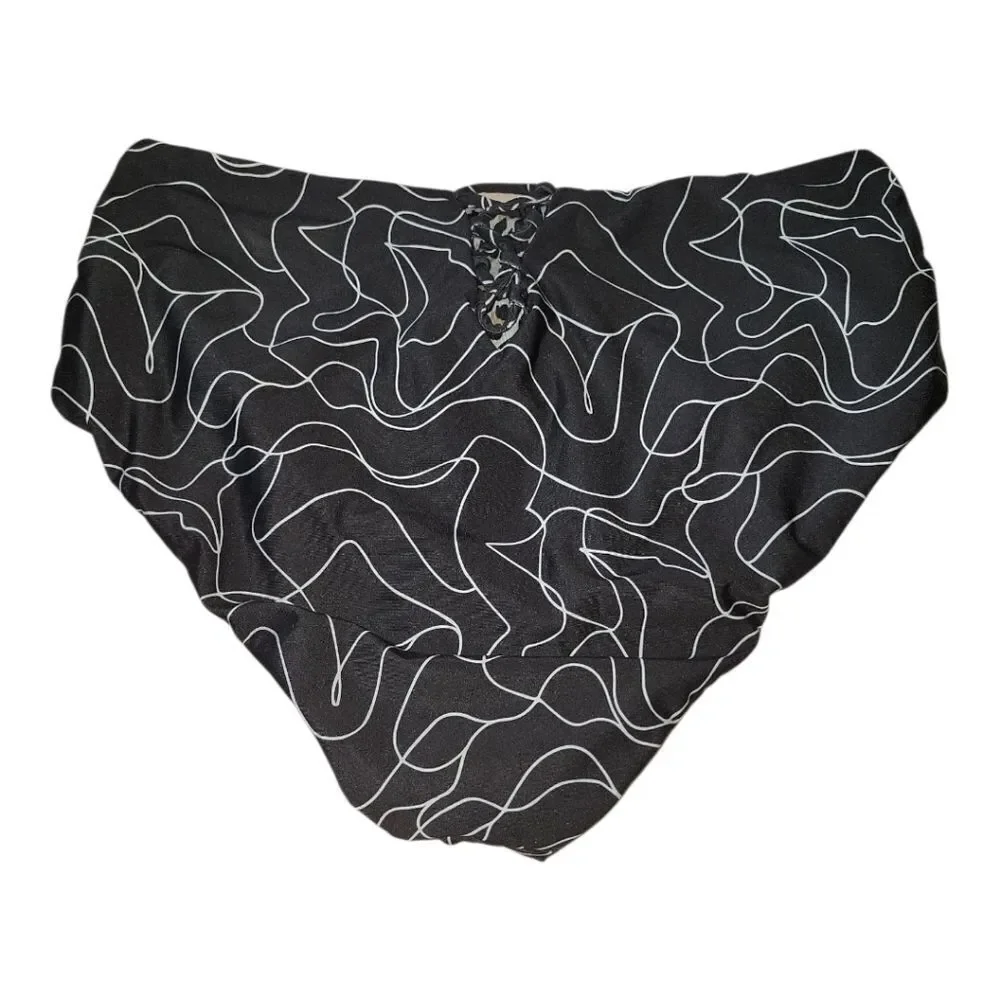 MAAJI, Charming Wonders Darling High Rise Bikini Bottom XL Reversible